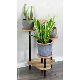 KESPER Blumenständer 64,5 x 46 x 72,5 cm Schwarz
