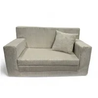 FORTISLINE Kindersofa aus Schaumstoff mit abnehmbarem Bezug Kinderzimmer Beige