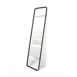 Umbra Hub Standspiegel - Ganzkörperspiegel für Wohnzimmer, Schlafzimmer und Diele, Schwarz,