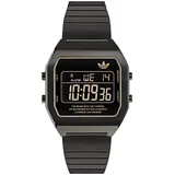 Adidas Originals Digital Two Schwarz Unisex Armbanduhr AOST24059