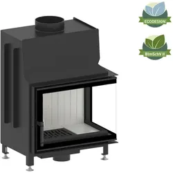 Kaminofen Hitze STMA 54×39.R 7,5 kW Kaminofeneinsatz Rechts Kaminofen Holzofen
