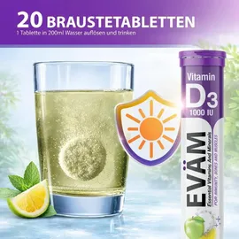 eväm Vitamin D3 Brausetabletten 240 St.