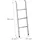 Relaxdays Trampolin Leiter Silber 96 cm
