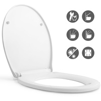 WC SITZ Toilettensitz Absenkautomatik Toilettendeckel Klodeckel Duroplast Design