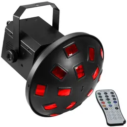 Power Mushroom - starker LED Lichteffekt - 8 Farben - IR Fernbedienung