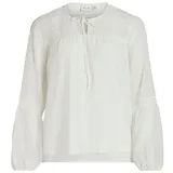 VILA Blusenshirt VIEDEE L/S TOP - NOOS Weiß 42