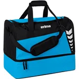 Erima Six Wings Sporttasche mit Bodenfach, Curacao/schwarz, M