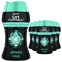 Lenor Unstoppables Wäscheparfüm aus Perlen für Waschmittel, 66 Waschgänge (154 g x 6), Luft, Nonstop-Frische, bis zu 12 Wochen Lagerung