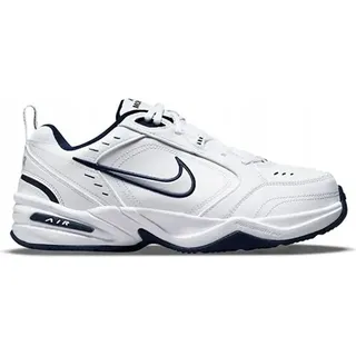 Air Monarch IV Fitnessschuhe extraweit Herren 102 white/metallic silver-midnight navy 40.5