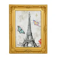 Mein Landhaus Bilderrahmen 10x15 cm – Barock Gold –