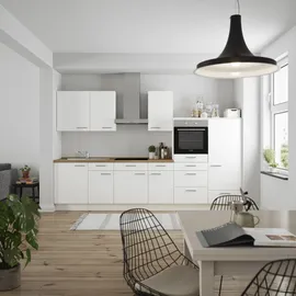 Nobilia Küchenzeile Touch I 330 cm weiß