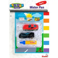 Simba A&F XL Water Pen Cars Malbuch