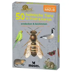 Moses Expedition Natur - 50 heimische Tiere in Stadt & Garten