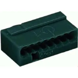 50St. Wago 243-208 Micro Dosenklemme 8X1 qmm dunkelgrau
