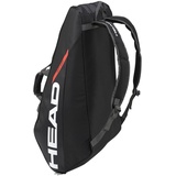 Head Team 9R Supercombi, Schwarz/Orange, 9 Racquets