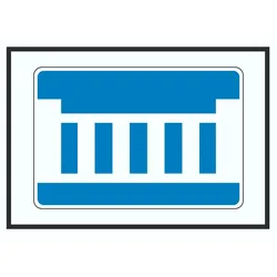 Wehr oder Staustufe Symbol A3 (297x420mm)