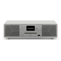 Sonoro MEISTERSTÜCK (Gen.2) Kompaktanlage mit CD Player (Airplay, Google Cast, Spotify, FM, DAB+) Matt Weiß