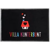 Giftcompany Villa Kunterbunt 50 x 75 cm Schwarz/Mehrfarbig