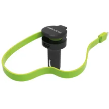 Realpower 257637 USB Ladestation USB Schwarz, Grün