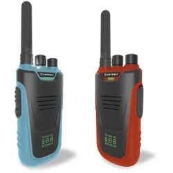 Kidywolf Walkie-Talkies mit Taschenlampe blau/rot