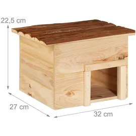 Relaxdays Igelhaus aus Holz