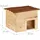 Relaxdays Igelhaus aus Holz