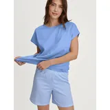 CALIDA Lovely Nights Shorty Pyjama blau 52/54