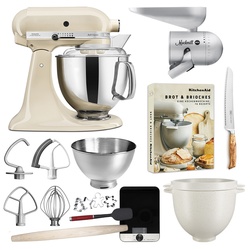 KitchenAid Artisan Küchenmaschine 5KSM175PS Brot-Back-Set Creme