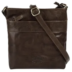 Klondike 1896 Umhängetasche, echt Leder Klondike 1896 dunkelbraun B/H/T: 20 cm x 22 cm x 3 cm   onesize
