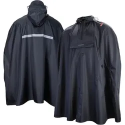 Chiba Regenponcho schwarz Gr XL/XXL SCHWARZ L