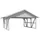 SKANHOLZ Doppelcarport Schwarzwald 6,84 x 6,00 m weiß