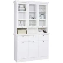 Z2 Buffet LANDWOOD 120 x 200 x 40 cm Weiß