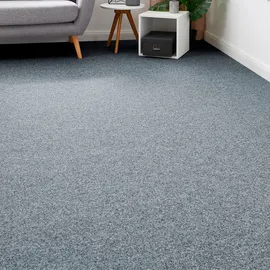 Andiamo Teppichboden ANDIAMO "Invita, Nadelvlies, Gesamthöhe 5 mm, Luxusklasse LC1", grau (stahl), B:400cm L:700cm, Kunstfaser, Teppiche, melierte Optik, Breite 200 cm oder 400 cm, robust & strapazierfähig