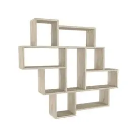 moebel17 Wandregal 115 x 103 x 15 cm Beige