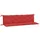 vidaXL Bankauflage 180 x 50 x 7 cm rot 2 St.
