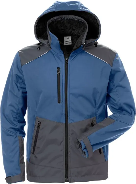 Fristads Softshell-Winterjacke 4060 CFJ 127188 - blau/grau - M