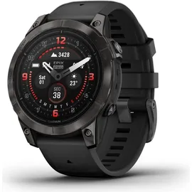 Garmin Epix Pro (Gen 2) Sapphire 47 mm schwarz/carbongrau Titan mit Silikonarmband