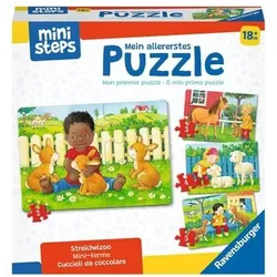 RAVENSBURGER 04169 ministeps Mein allererstes Puzzle: Streichelzoo