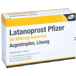 LATANOPROST Pfizer 50 Mikrogramm/ml Augentropfen 3X2,5 ml