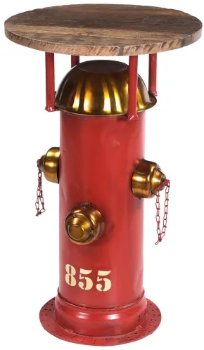 Faktorei Unikat Stehtisch Hydrant 38x38x64