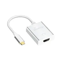 MediaRange USB Type-C 3.1 auf HDMI Konverter 1 m Silber