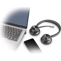 Poly Voyager 4320 UC Wireless Teams USB-A mit Ladestation