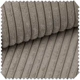 novely® PORTO - Polsterstoff in Breitcord-Optik - Ultraweicher Möbelstoff - Pflegeleichte Meterware 1 lfm | Farbe: 03 Hellbraun
