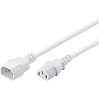 Goobay 97581 Kaltgerätekabel 0,5m Verlängerung / C14 Stecker auf
