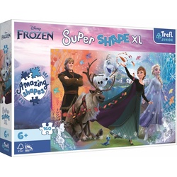 Trefl Puzzle 160 Tage Super Shapes XL Entdecken Sie die Welt von Frozen Frozen (160 Teile)