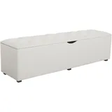 Home Affaire Truhenbank Knobbed Beige 160 x 42 x 40 cm