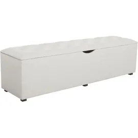 Home Affaire Truhenbank Knobbed Beige 160 x 42 x 40 cm