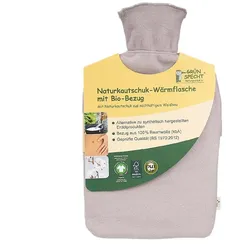 Grünspecht Naturprodukte Naturkautschuk-Wärmflasche mit Bio-Bezug 2 l Pflege Accessoires   