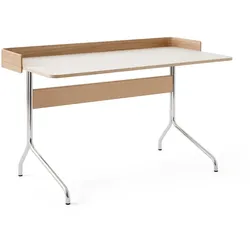 &Tradition - Pavilion AV17 Schreibtisch mit Umrandung, 130x65 cm, Eiche / Linoleum Mushroom (4176)