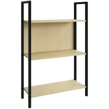 VCM Flakos Standregal 56 x 100 x 24 cm Honigeiche